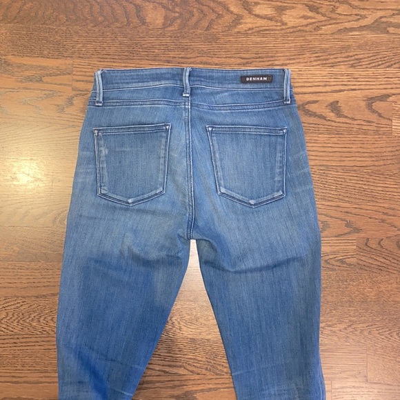 Denham jeans in light indigo blue - Picture 6 of 10